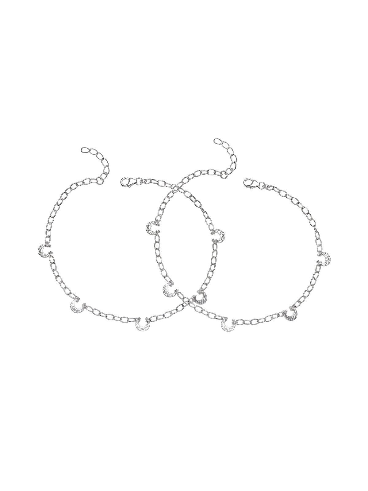 Silver Haven Charm Anklet
