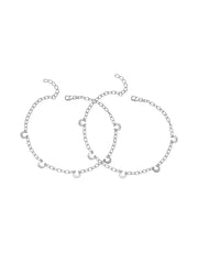 Silver Haven Charm Anklet