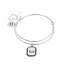 925 Sterling Silver Aunt Expandable Wire Multi-Charm Bangle Bracelet for Women