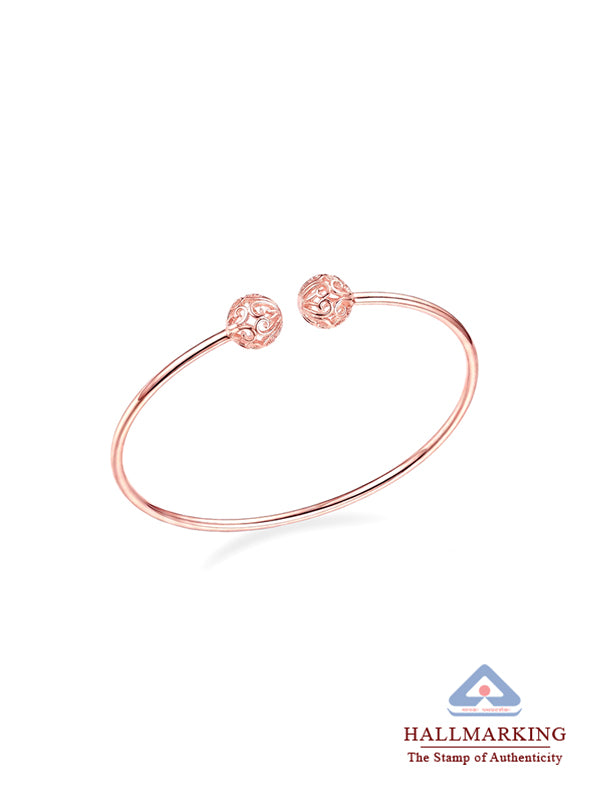 Nyra Laced Ball Statement Bangle for Women