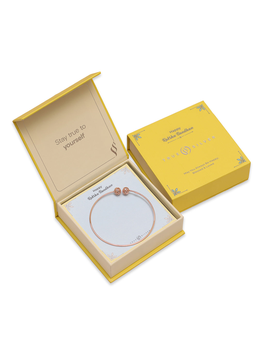 Nyra Laced Ball Statement Bangle for Women - Gift For Sister