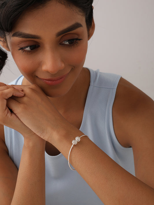 Silver Bangle Bracelet
