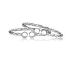 925 Sterling Silver Twisted Beaded for Baby Kids