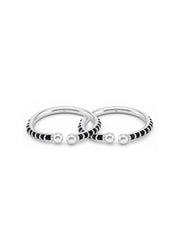Black Crystal Beads Openable Nazariya Kids Bangle  1 Pair