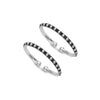 925 Sterling Silver Black Beads Nazariya Beaded Bangle for Kids
