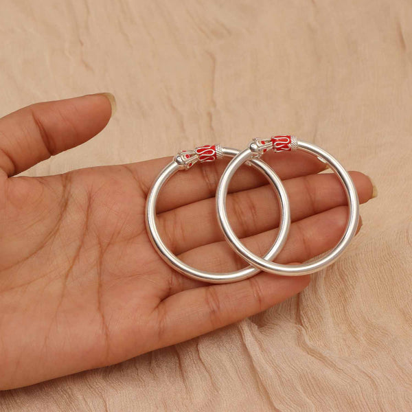 925 Sterling Silver Adjustable Nazariya Kada for Kids