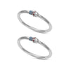 925 Sterling Silver Adjustable Nazariya Bangle Kada for Kids