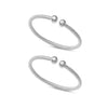 925 Sterling Silver Adjustable Kada for Kids
