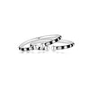 925 Sterling Silver Black Beads Nazariya Beaded Bangle for Kids