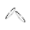 925 Sterling Silver Black Beads Nazariya Beaded Bangle for Kids
