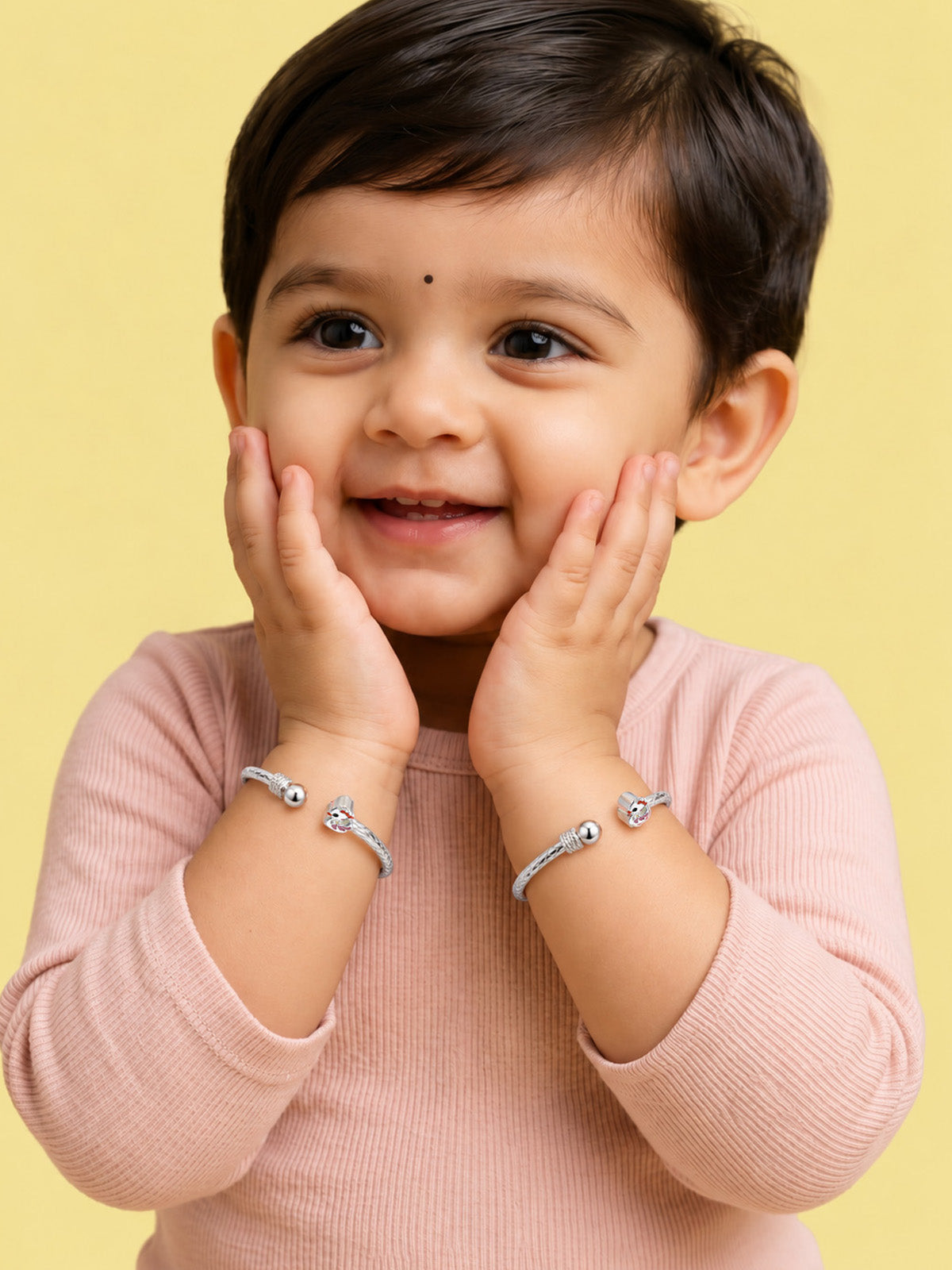 Silver Duck Charm Kids’ Bangles