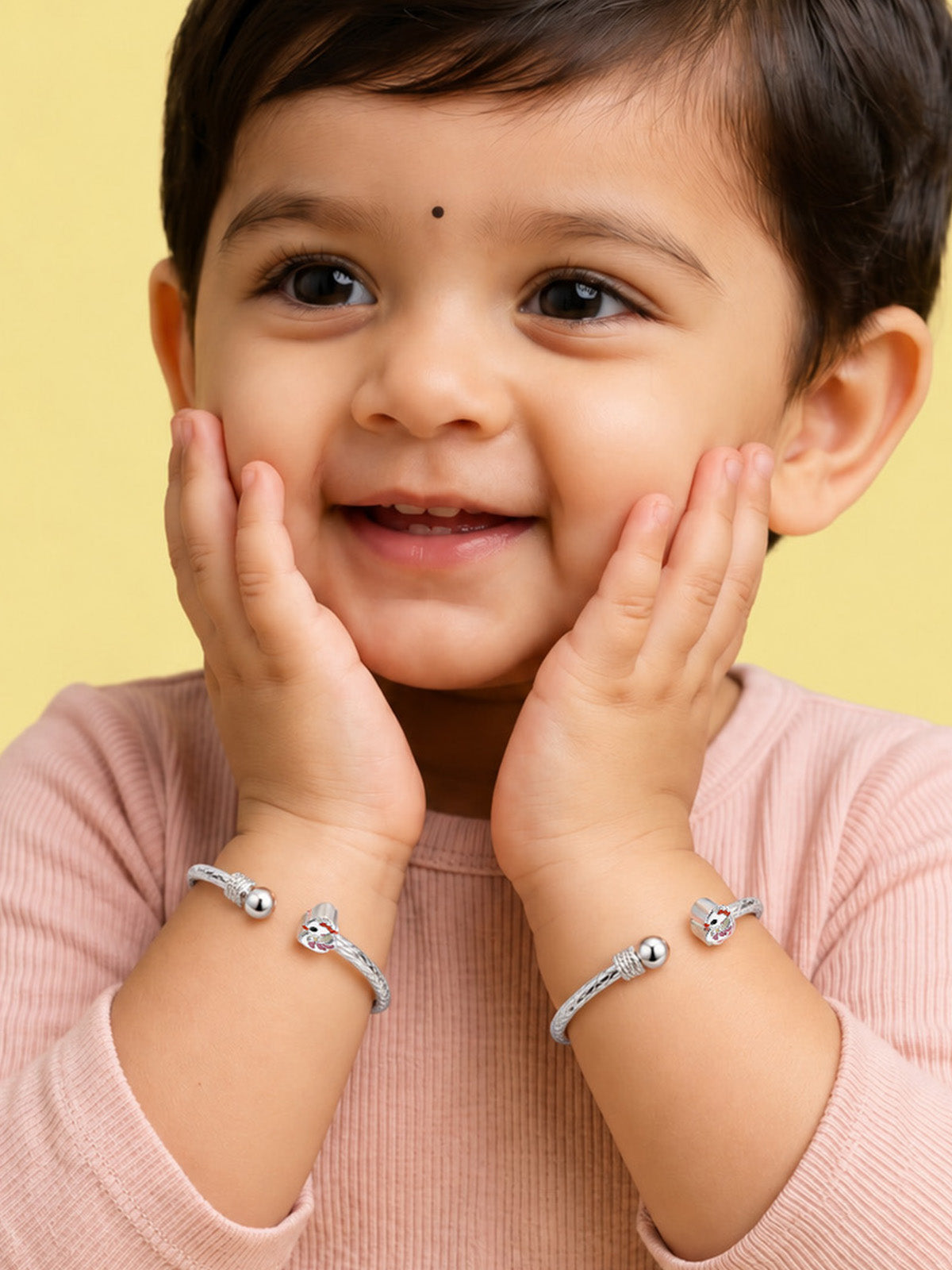 Silver Duck Charm Kids’ Bangles