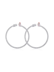 Cartoon Duck Kids’ Silver Nazariya Bangle