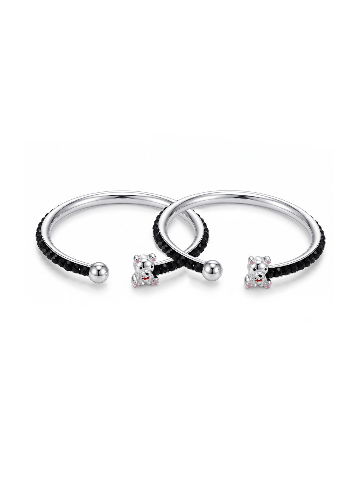 Teddy Bear Kids’ Silver Nazariya Bangle