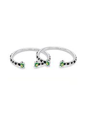 Turtle Charm Kids’ Silver Nazariya Bangle