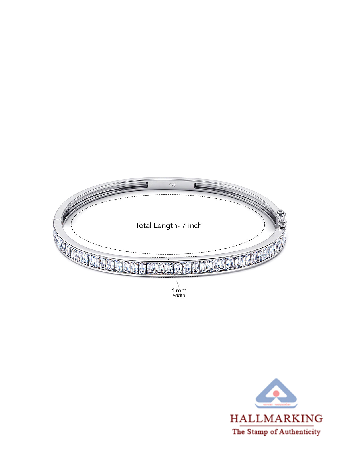 Celeste Crystal Line Bangle