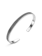 Antique Edge Open Bangle
