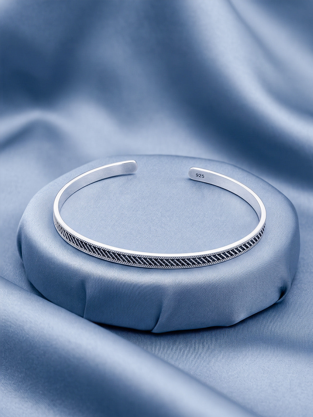 Antique Edge Open Bangle
