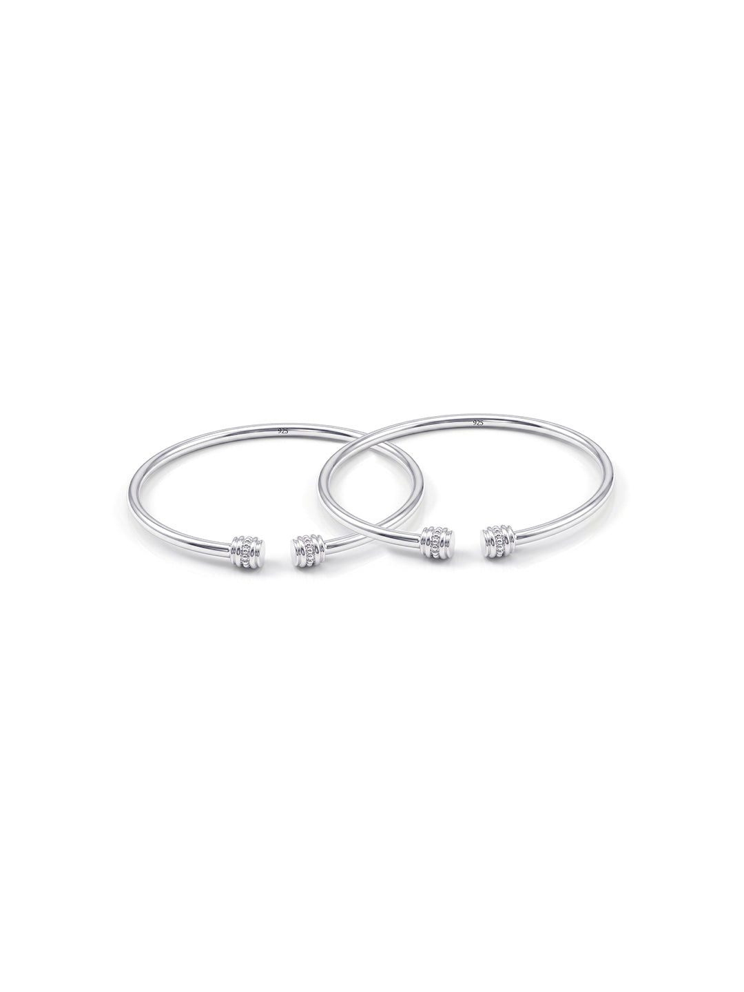 Kids Silver Double Hoop Bracelet