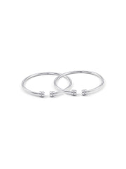 Kids Silver Double Hoop Bracelet