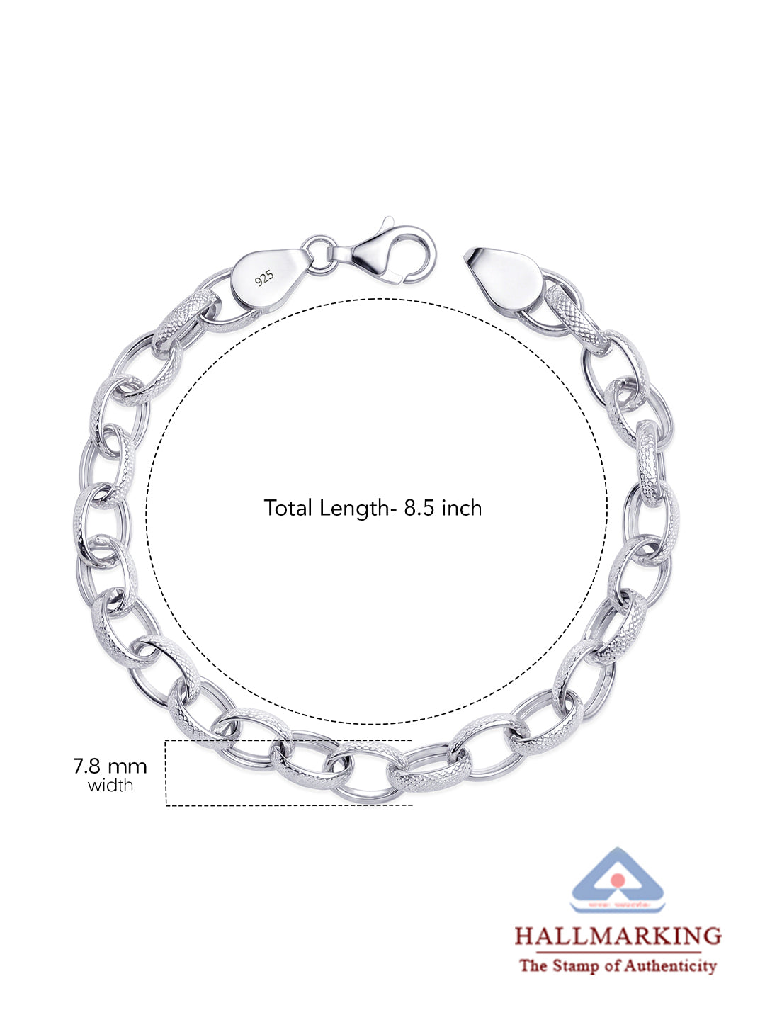 Cava Hollow Men's Chain Bracelet
