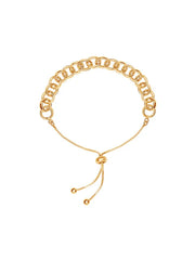 Gold-Plated Sliding Aurelia Link Bracelet