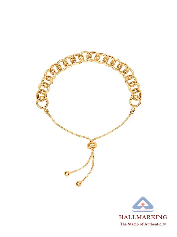 Gold-Plated Sliding Aurelia Link Bracelet
