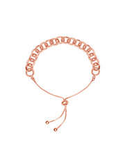 Rose Gold-Plated Sliding Aurelia Link Bracelet