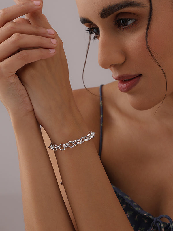 Rolo Link Sliding Bolo Bracelet