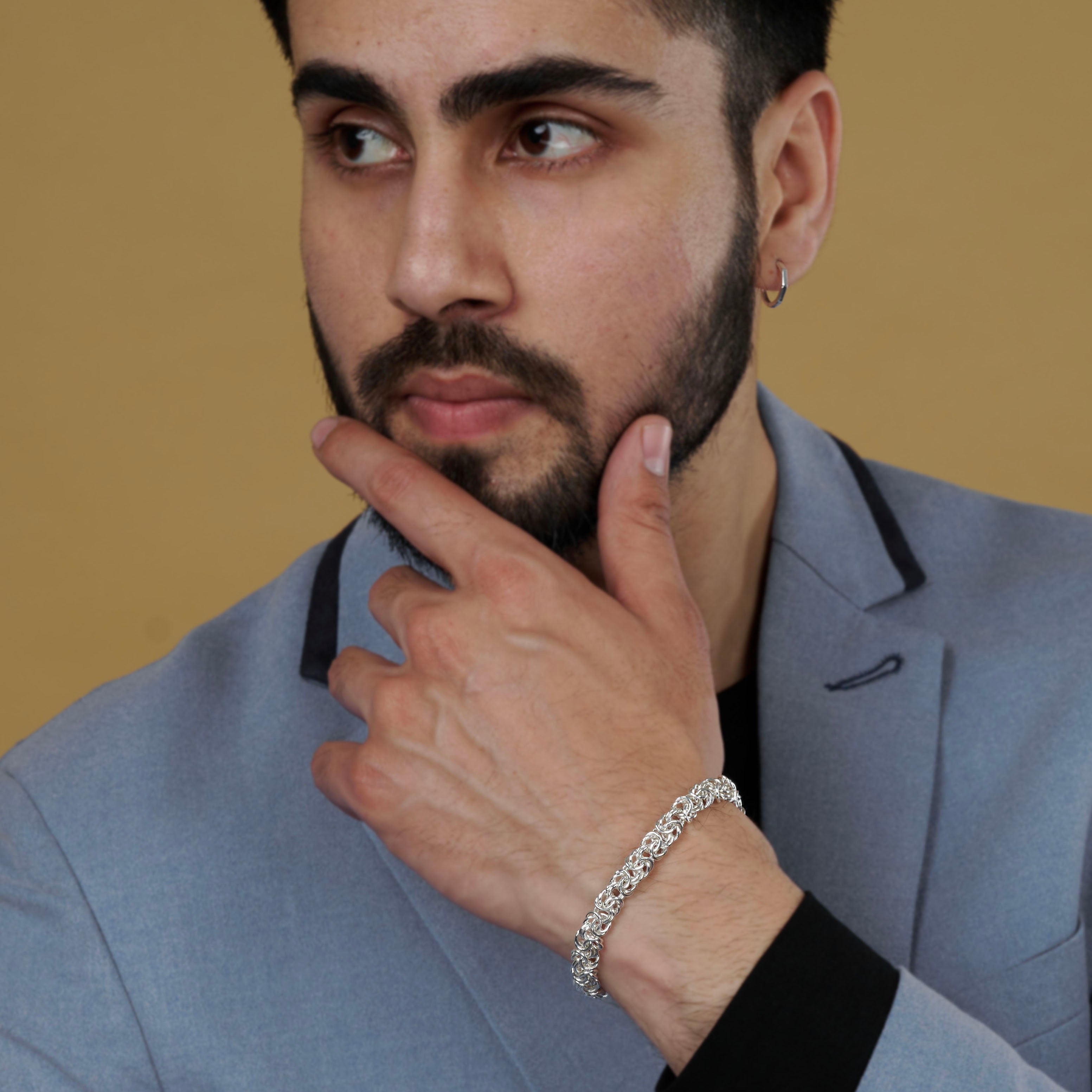 Byzantine Chain Bracelet for Men