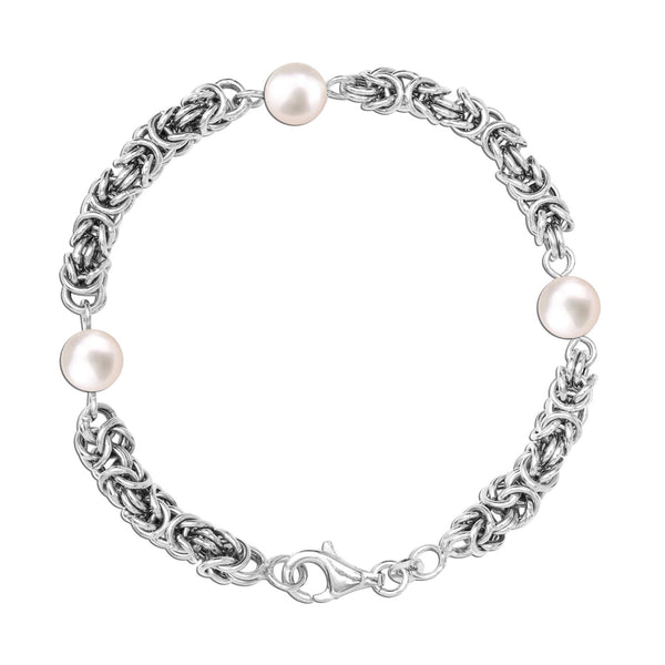 925 Sterling Silver Chain Bracelet for Teen Women