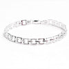 925 Sterling Silver Designer Chain Bracelet for Men and Boys 8.5 Inches