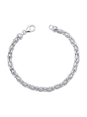 Classic Silver Link Bracelet