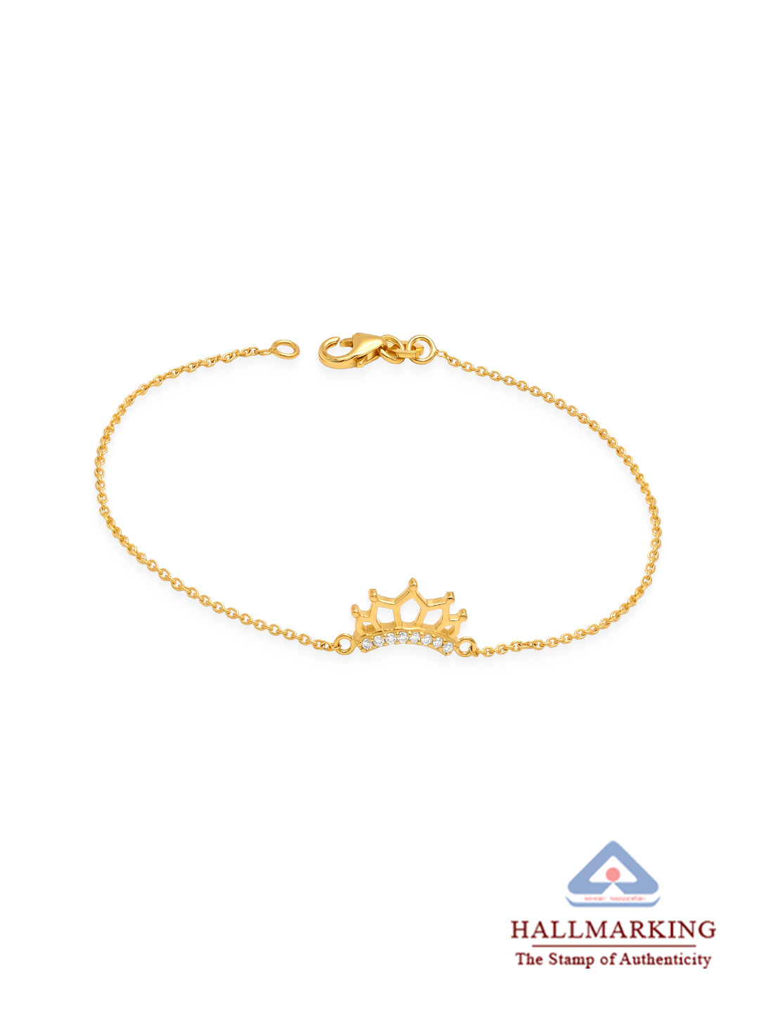 Golden Reina Crown Bracelet