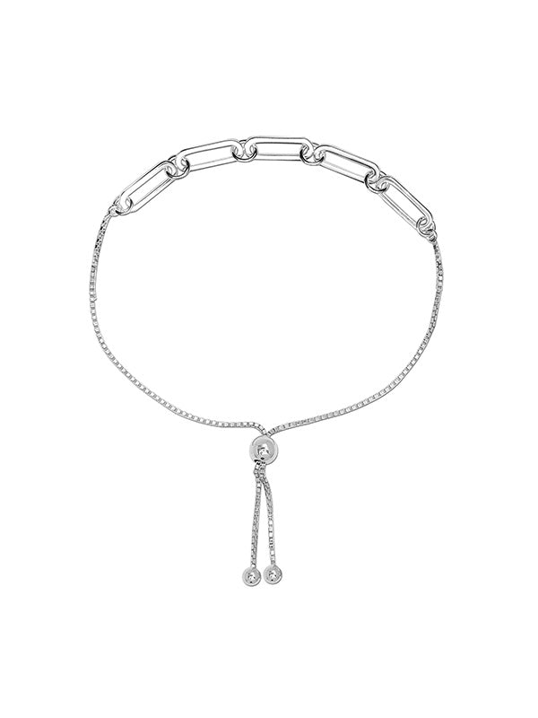 Italian Paperclip Sliding Bracelet