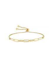 Evara Paper Clip Slider Bracelet for Women