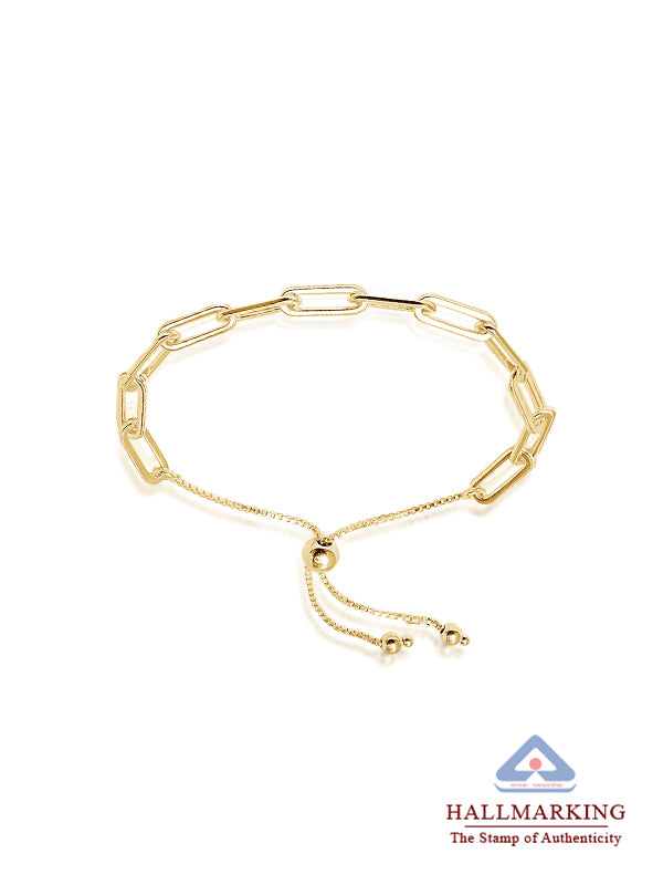 Italian Paperclip Sliding Bracelet