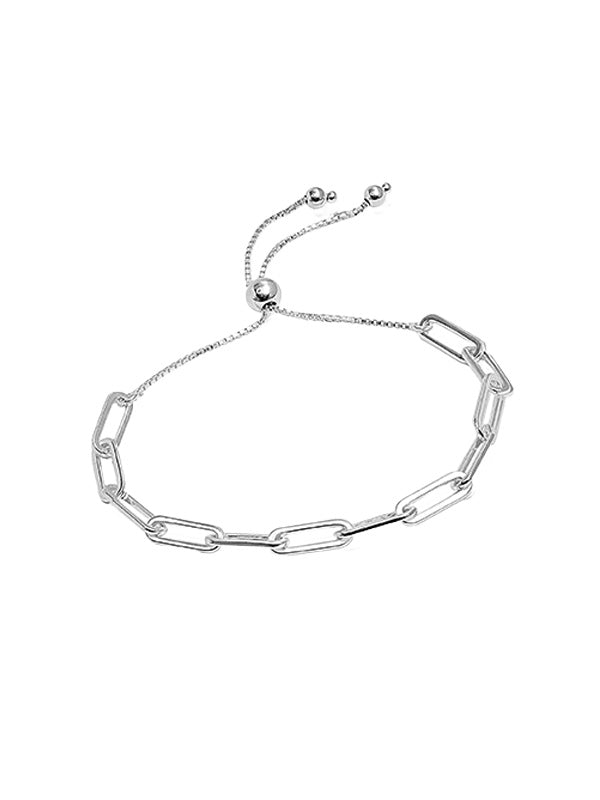Italian Paperclip Sliding Bracelet