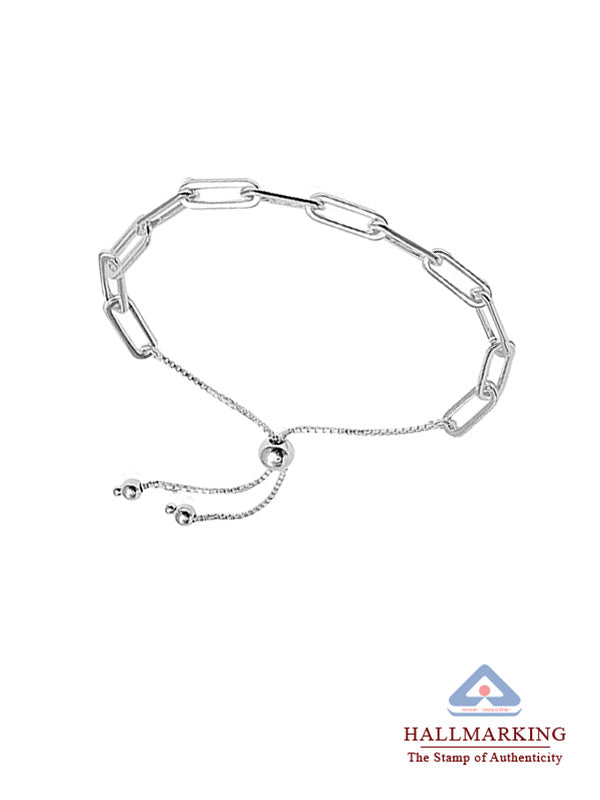 Italian Paperclip Sliding Bracelet