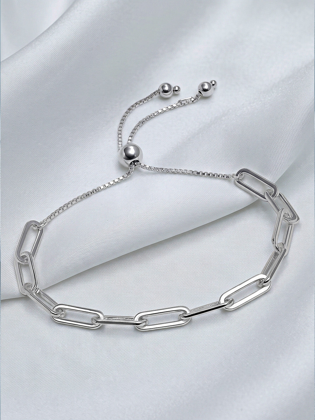 Italian Paperclip Sliding Bracelet