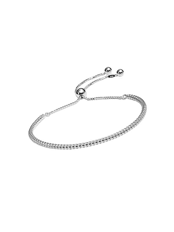 Fancy Link Friendship Slider Bracelet