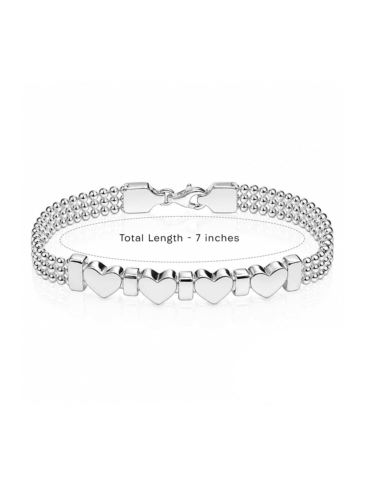 Cuore Multi-Heart Beaded Women's Bracelet