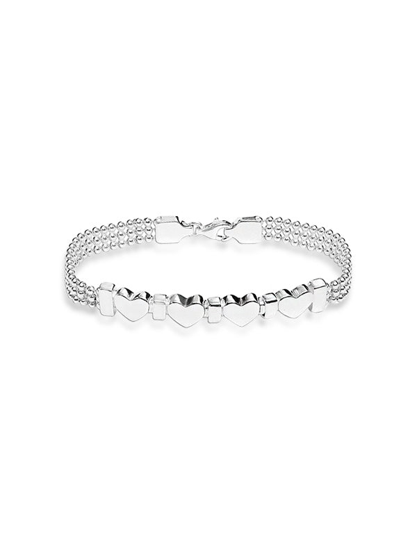 Cuore Multi-Heart Beaded Women's Bracelet