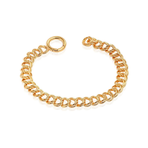 925 Sterling Silver Italian Rolo Curb Chain Bracelet for Women