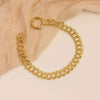 925 Sterling Silver Italian Rolo Curb Chain Bracelet for Women