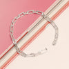 925 Sterling Silver Open Link Chain Bracelet for Men and Boys