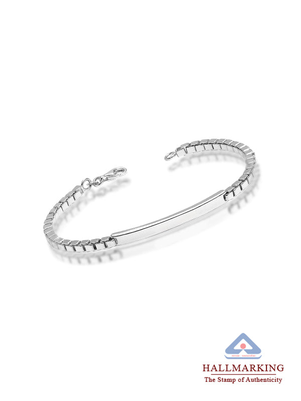 ID Bar Box Chain Bracelet for Men