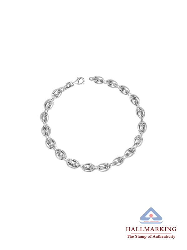 Silver Mariner Link Bracelet