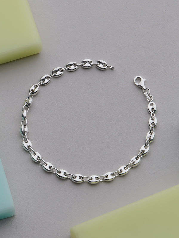 Silver Mariner Link Bracelet
