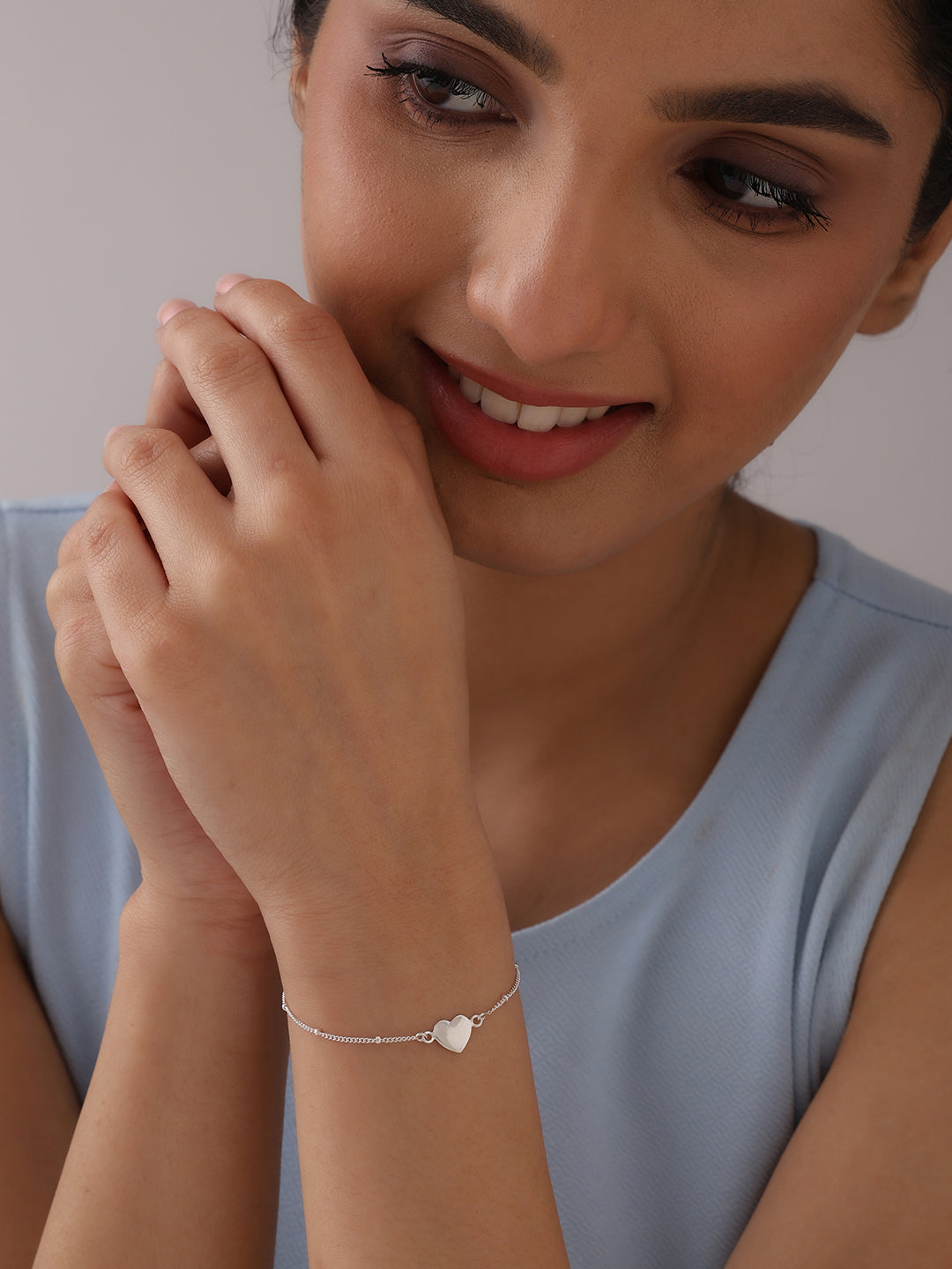 Amoura Beaded Heart Bracelet